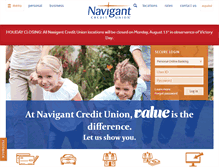 Tablet Screenshot of navigantcu.org